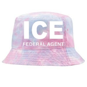 Ice Federal Agent Halloween Costume Police Immigration Tie-Dyed Bucket Hat