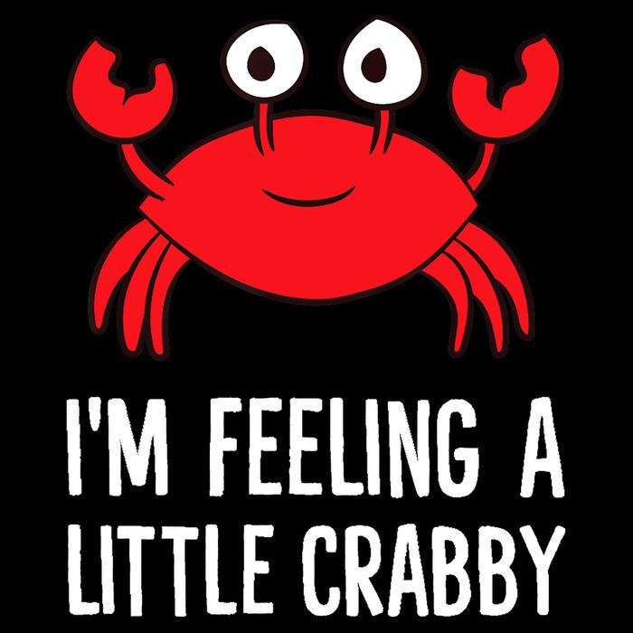 I'm Feeling A Little Crabby Funny Cartoon Crab Lobster Impact Tech Backpack