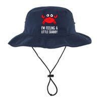 I'm Feeling A Little Crabby Funny Cartoon Crab Lobster Bucket Hat