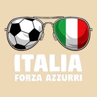 Italia Forza Azzuri Soccer Italian Flag Sunglasses Pride Doggie Tank