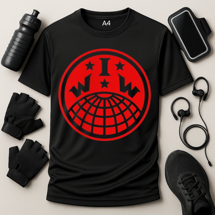 Iww Screeching Cat Beware Sabotage High Def Performance Shirt
