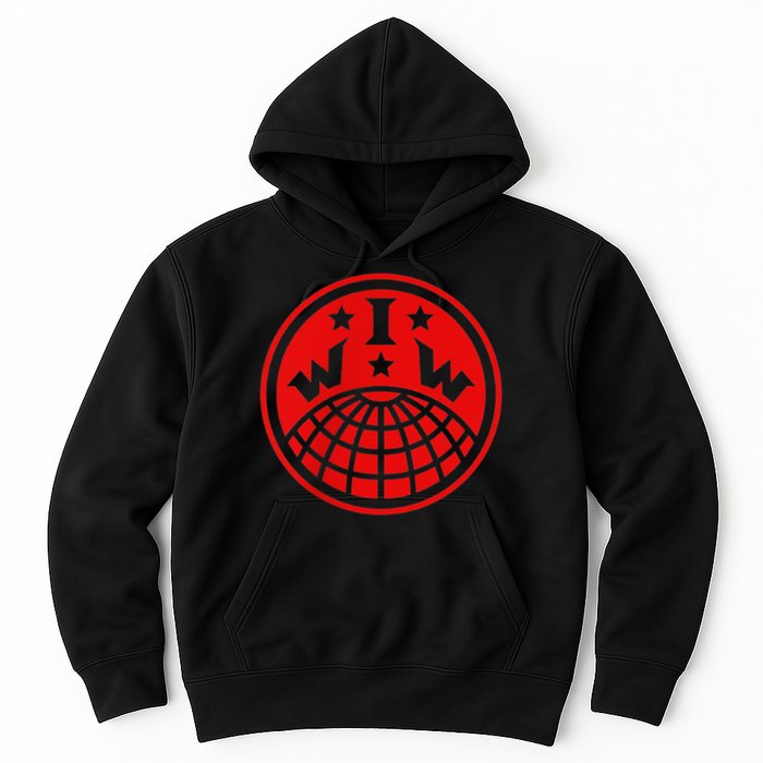 Iww Screeching Cat Beware Sabotage High Def Hoodie