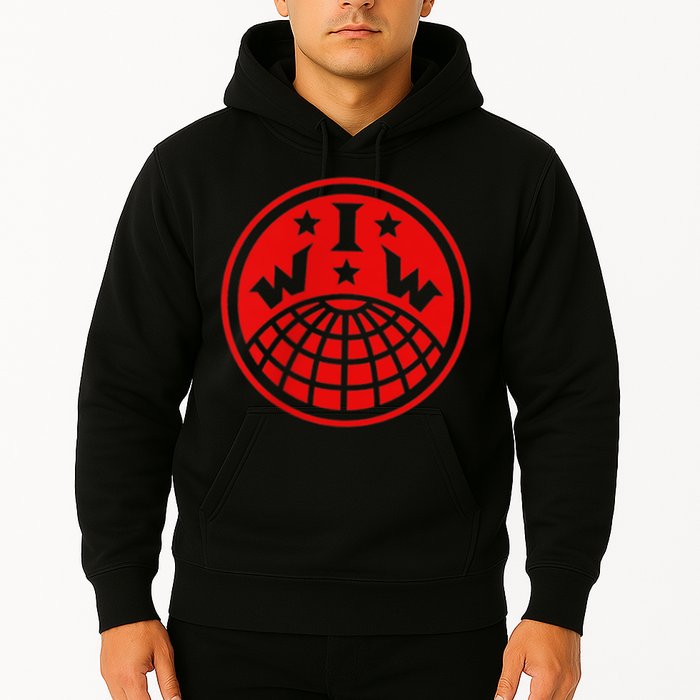 Iww Screeching Cat Beware Sabotage High Def Hoodie