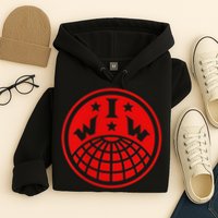 Iww Screeching Cat Beware Sabotage High Def Hoodie