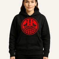 Iww Screeching Cat Beware Sabotage High Def Hoodie