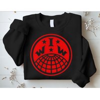 Iww Screeching Cat Beware Sabotage High Def Sweatshirt