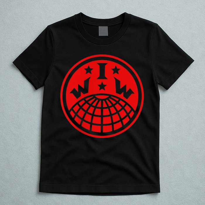 Iww Screeching Cat Beware Sabotage High Def T-Shirt