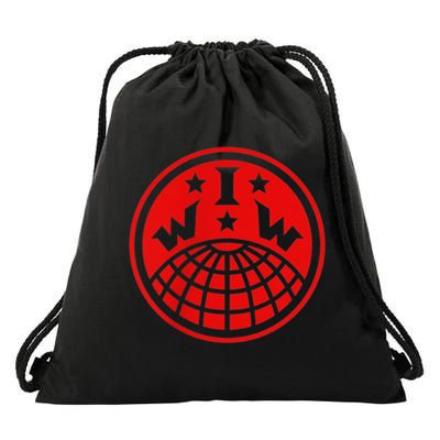 Iww Screeching Cat Beware Sabotage High Def Drawstring Bag