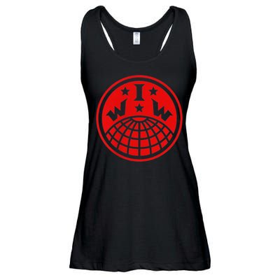 Iww Screeching Cat Beware Sabotage High Def Ladies Essential Flowy Tank