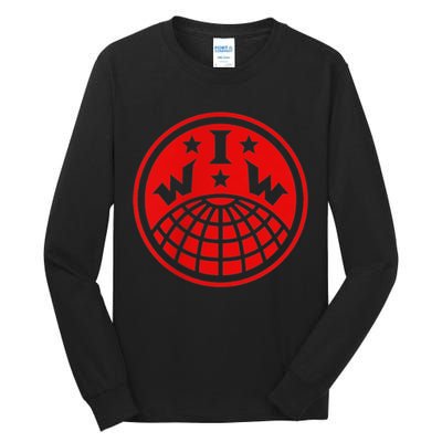 Iww Screeching Cat Beware Sabotage High Def Tall Long Sleeve T-Shirt