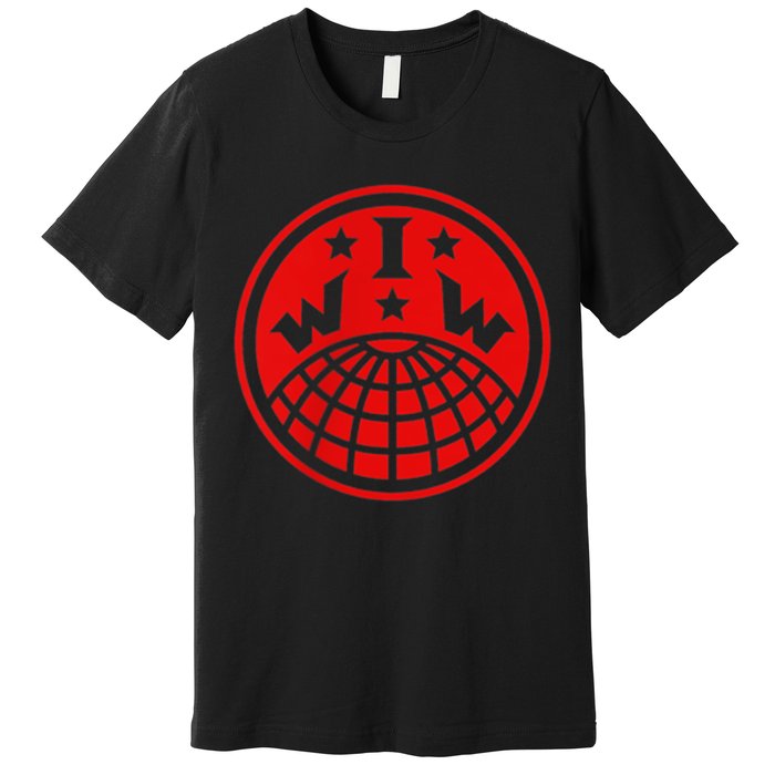 Iww Screeching Cat Beware Sabotage High Def Premium T-Shirt