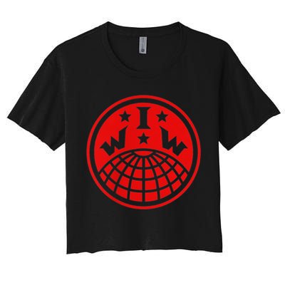 Iww Screeching Cat Beware Sabotage High Def Crop Top