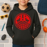 Iww Screeching Cat Beware Sabotage High Def Kids Hoodie