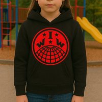Iww Screeching Cat Beware Sabotage High Def Kids Hoodie