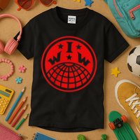 Iww Screeching Cat Beware Sabotage High Def Kids T-Shirt