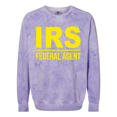 Irs Federal Agent Uniform Costume Colorblast Crewneck Sweatshirt