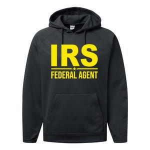 Irs Federal Agent Uniform Costume Performance Fleece Hoodie