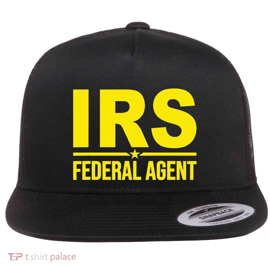 Irs Federal Agent Uniform Costume Flatbill Hat