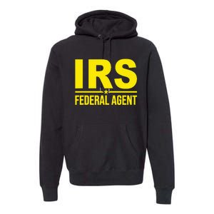 Irs Federal Agent Uniform Costume Premium Hoodie