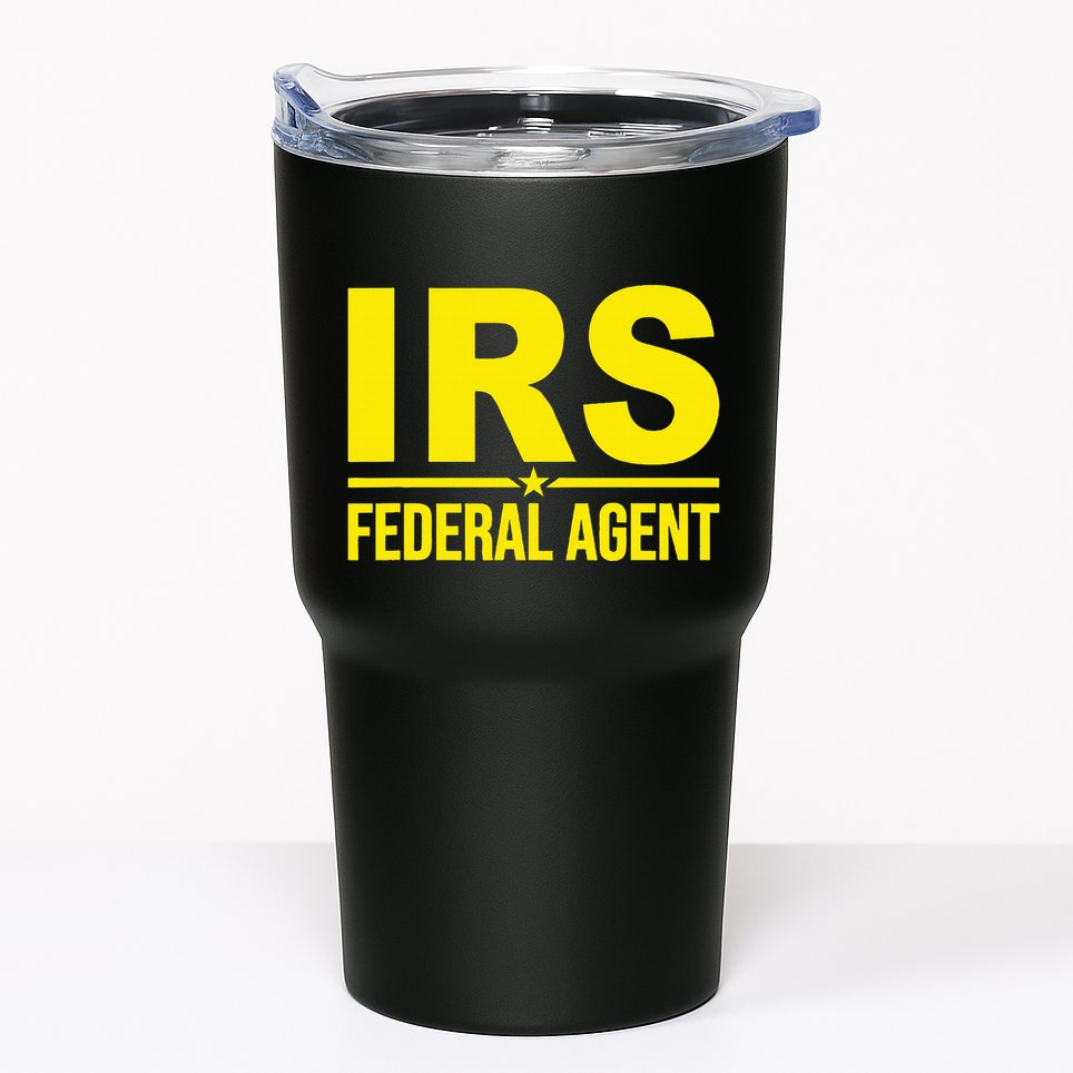 Irs Federal Agent Uniform Costume Tumbler