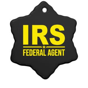 Irs Federal Agent Uniform Costume Ceramic Star Ornament