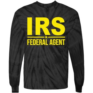 Irs Federal Agent Uniform Costume Tie-Dye Long Sleeve Shirt