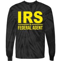 Irs Federal Agent Uniform Costume Tie-Dye Long Sleeve Shirt