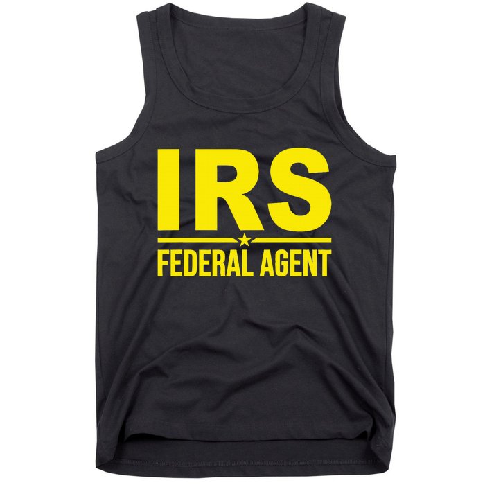 Irs Federal Agent Uniform Costume Tank Top