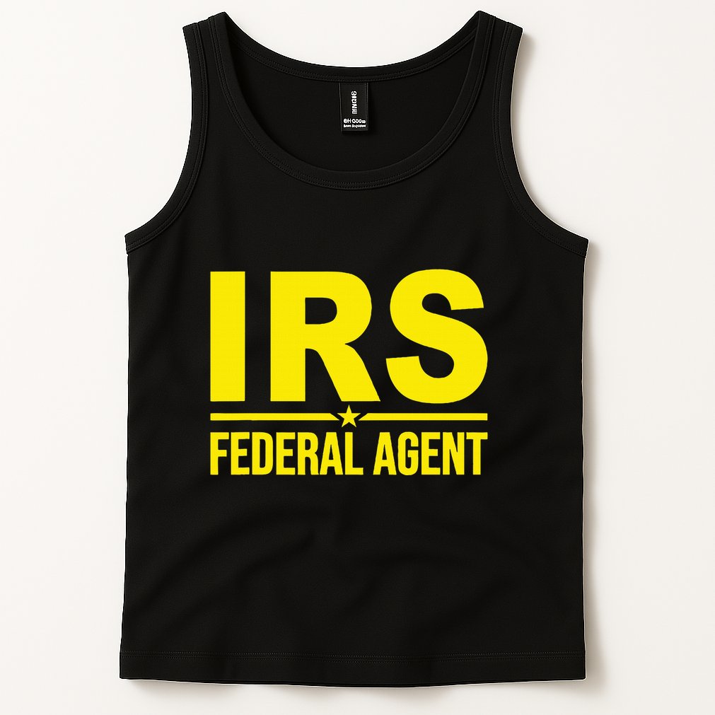Irs Federal Agent Uniform Costume Tank Top