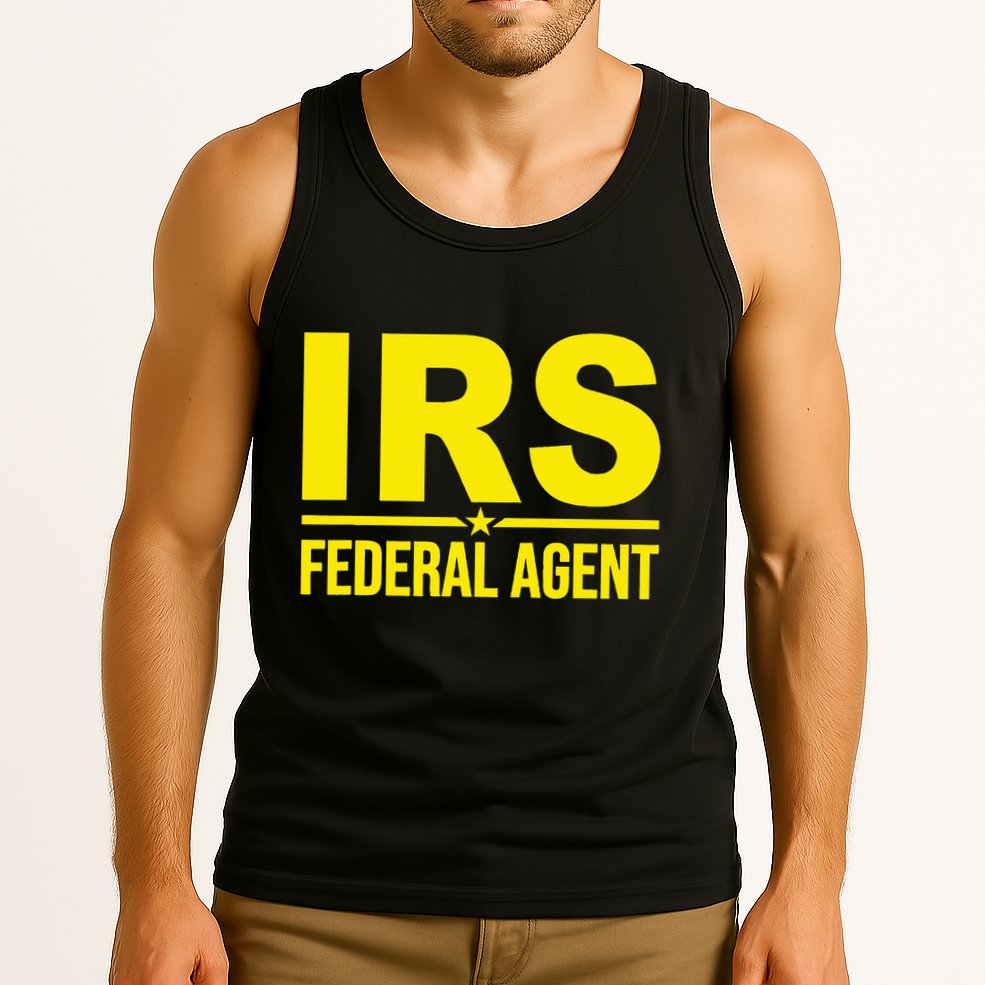 Irs Federal Agent Uniform Costume Tank Top