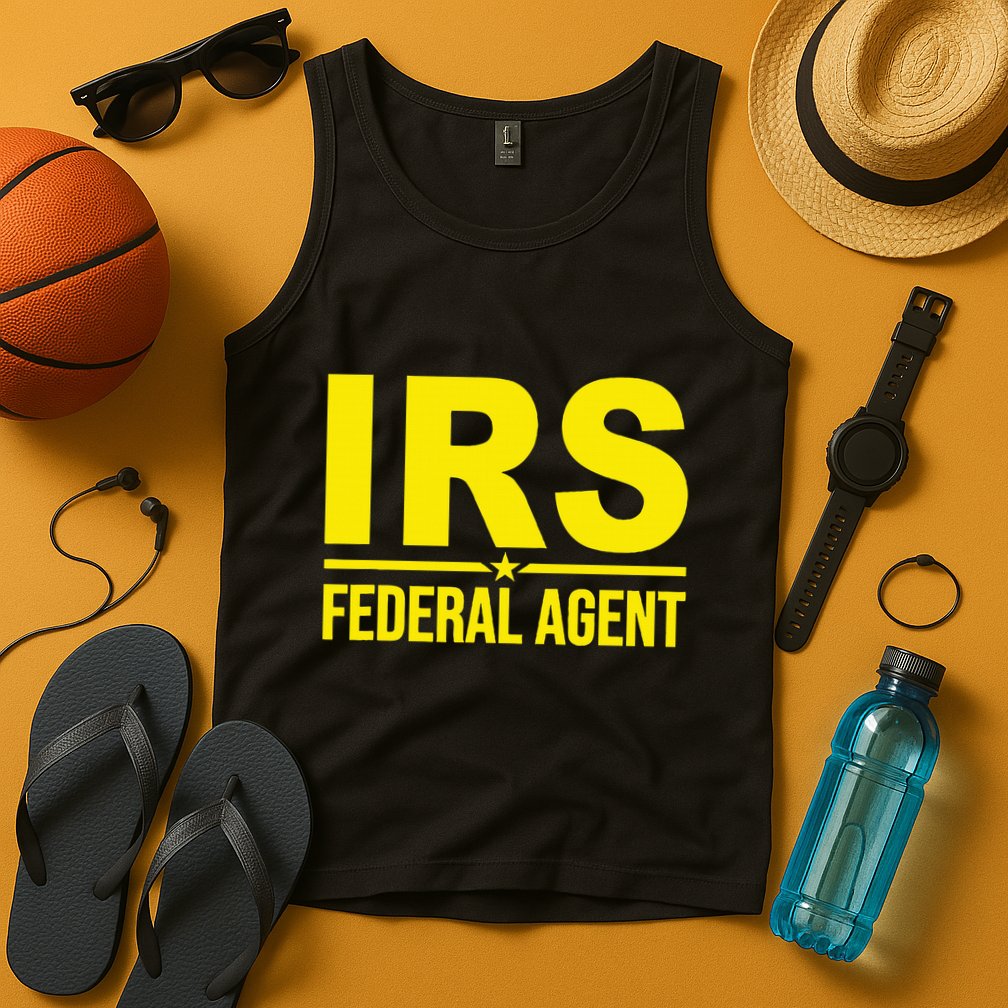 Irs Federal Agent Uniform Costume Tank Top