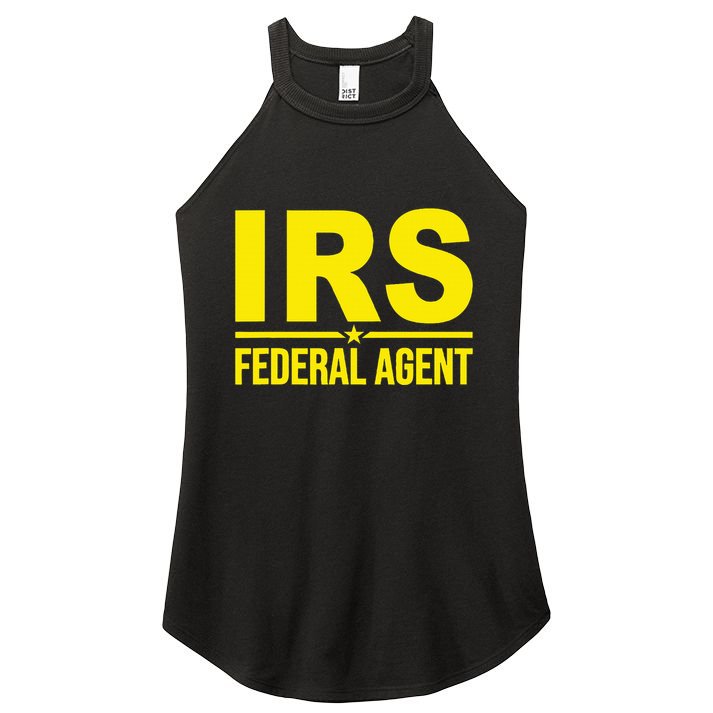 Irs Federal Agent Uniform Costume Women's Perfect Tri Rocker Tank