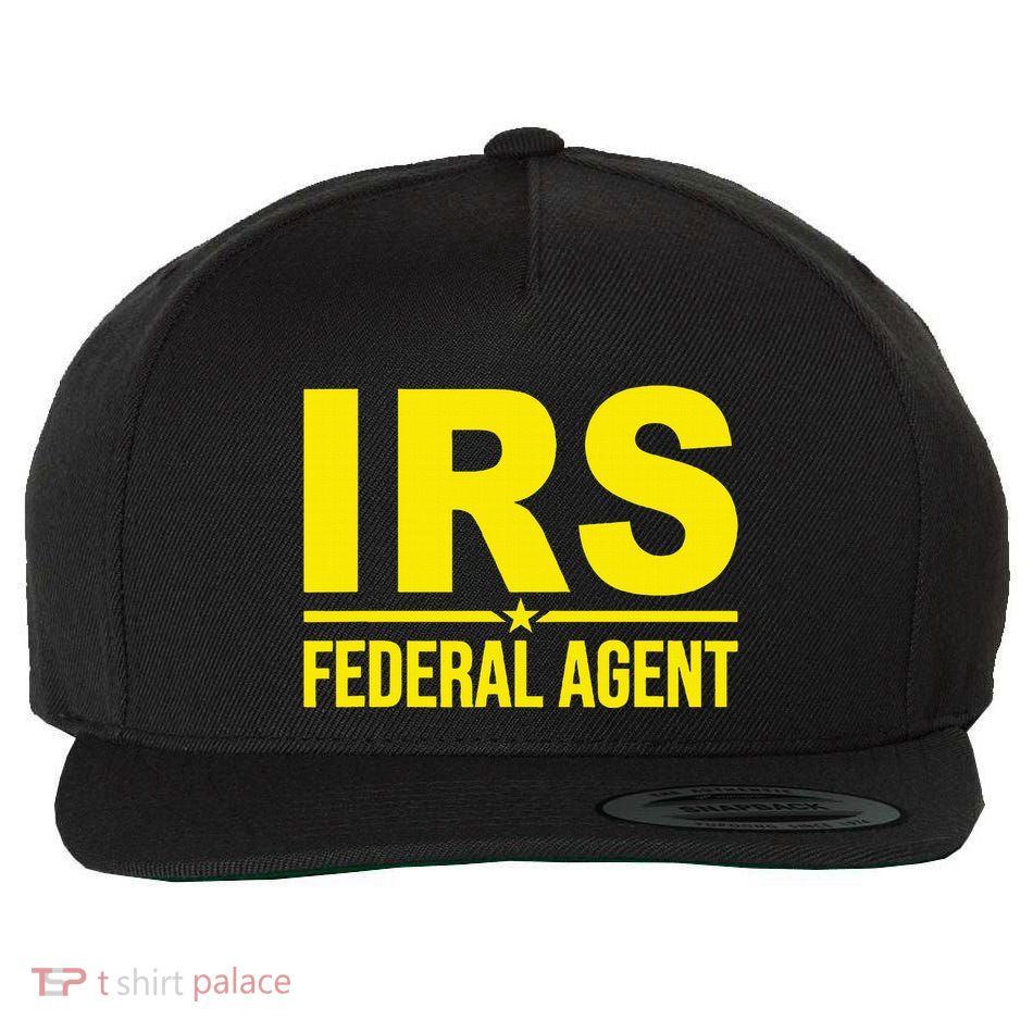 Irs Federal Agent Uniform Costume Wool Snapback Cap