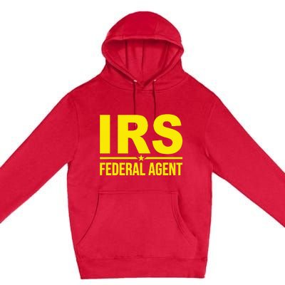 Irs Federal Agent Uniform Costume Premium Pullover Hoodie