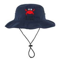 I'm Feeling A Little Crabby Seafood Funny Cartoon Crab Legacy Cool Fit Booney Bucket Hat