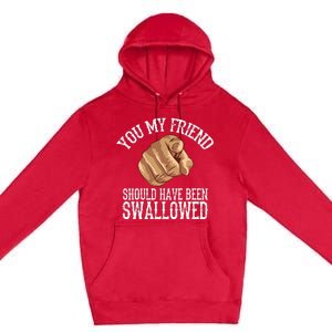 Inappropriate Funny Adult Humor Sarcastic Sex Gift Rude Gag Premium Pullover Hoodie