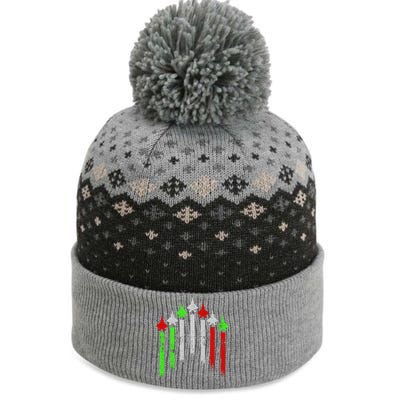 Italian Flag Airplanes The Baniff Cuffed Pom Beanie