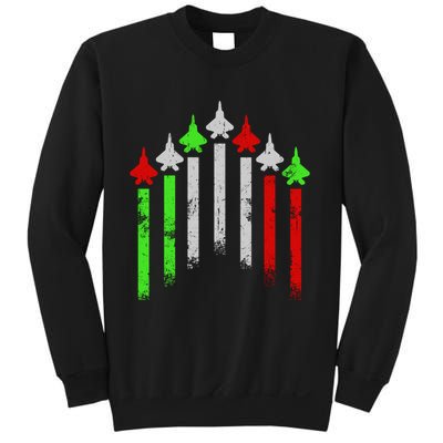Italian Flag Airplanes Sweatshirt