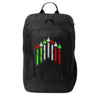 Italian Flag Airplanes City Backpack