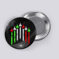 Italian Flag Airplanes Button