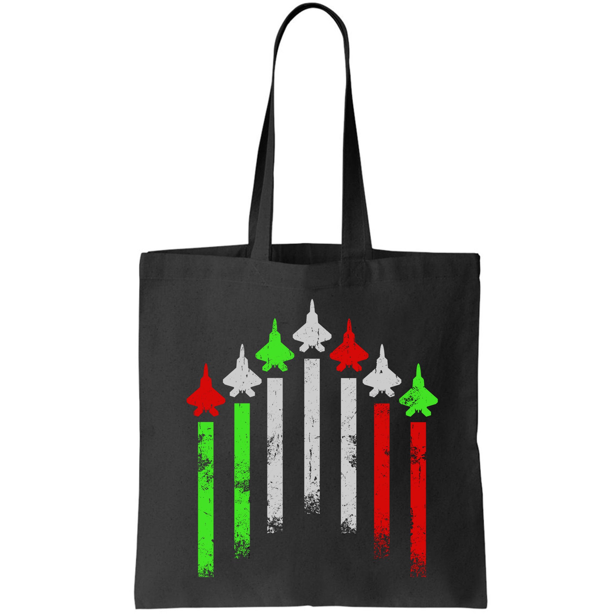 Italian Flag Airplanes Bag