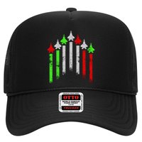 Italian Flag Airplanes Trucker Hat