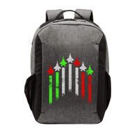 Italian Flag Airplanes Vector Backpack