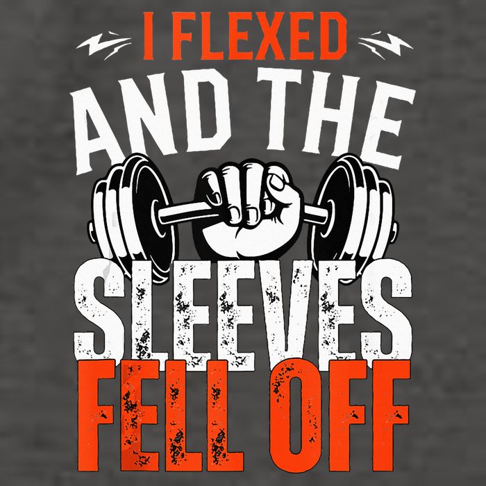 I Flexed and The Sleeves Fell Off Fun Sleeveless Gym Workout Vector Backpack