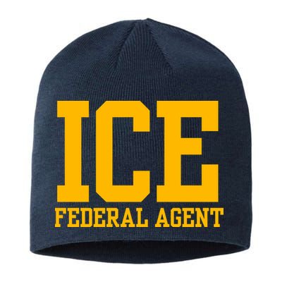 Ice Federal Agent Halloween Costume Police Immigration Sustainable Beanie