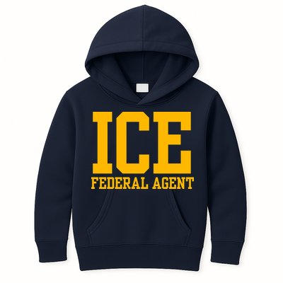 Ice Federal Agent Halloween Costume Police Immigration Kids Hoodie