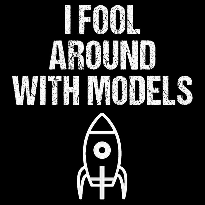 I Fool Around With Models Funny Model Rocke Flat Bill Trucker Hat