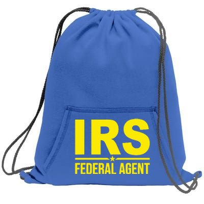 Irs Federal Agent Uniform Costume Sweatshirt Cinch Pack Bag