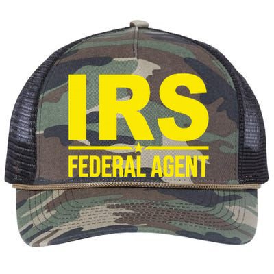 Irs Federal Agent Uniform Costume Retro Rope Trucker Hat Cap