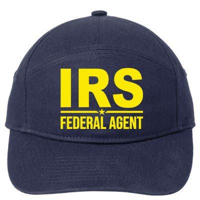 Irs Federal Agent Uniform Costume 7-Panel Snapback Hat